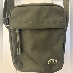 Lacoste Olive Green Side Body Bag